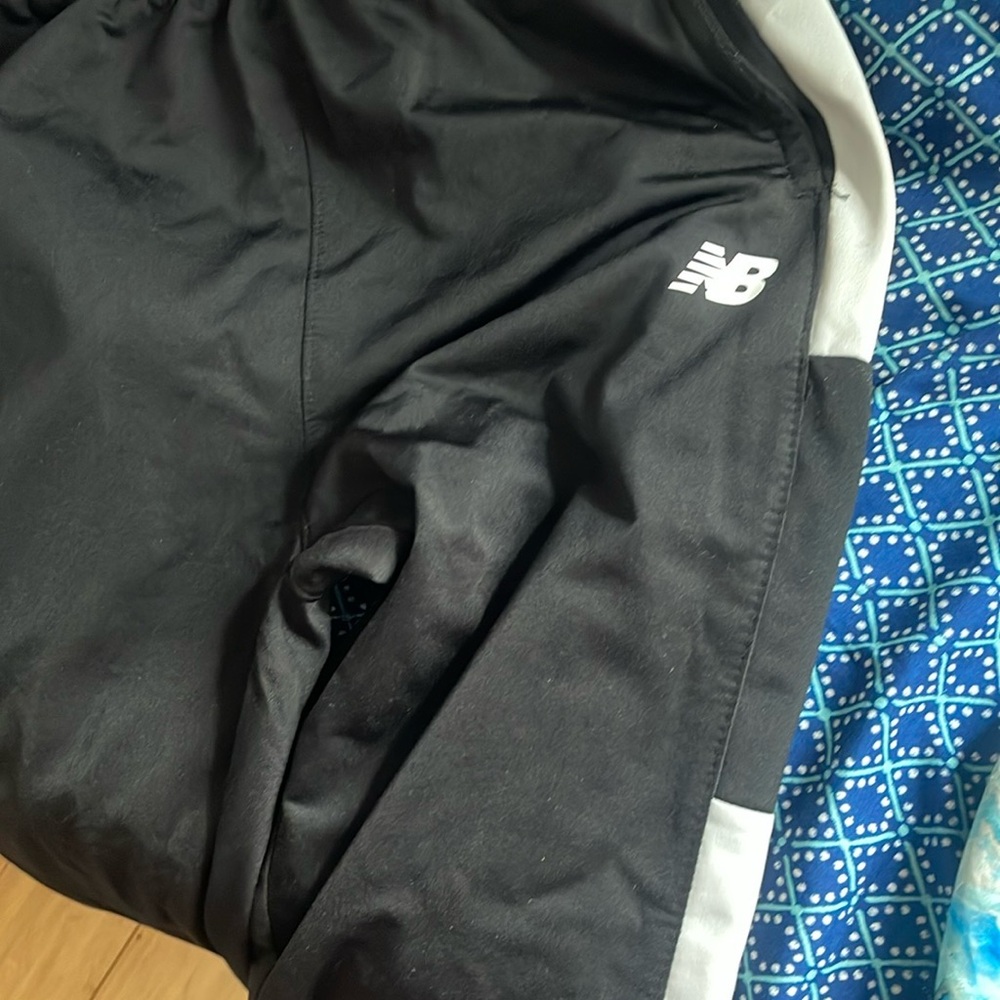 New Balance Black and White Athletic pants